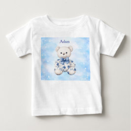 T-Shirt-Editable Blaue Chinoserie Baby Shower T-shirt