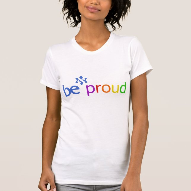 T-shirt Édition 1 de BE_proud_rainbow dégrossie (Devant)