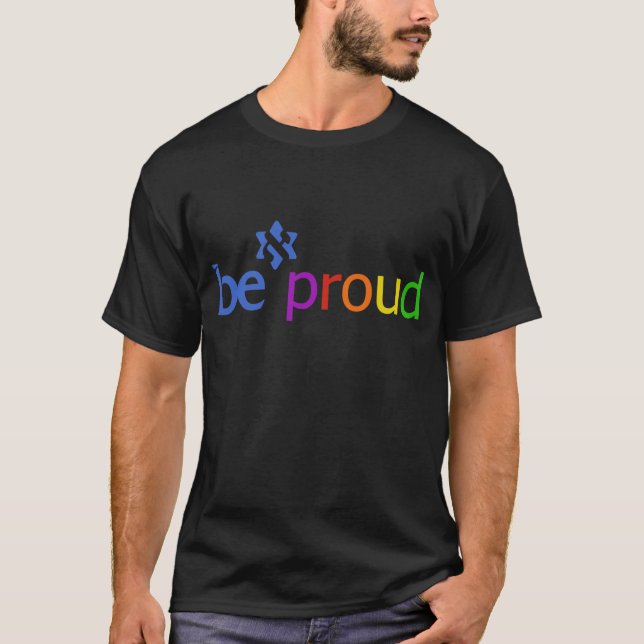 T-shirt Édition 2 de BE_proud_rainbow dégrossie (Devant)