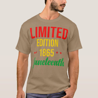 T-shirt Edition Limitée 1865 Junetten African Black Hist