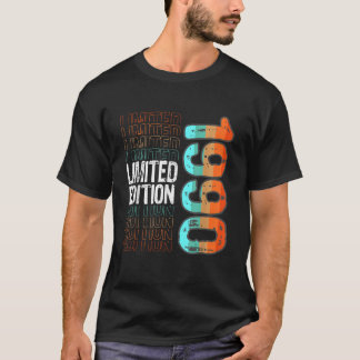 T-shirt Edition Limitée Année de naissance Vintage Retro 1