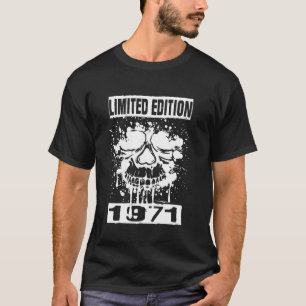 T-shirt Édition Limitée Anniversaire 1971 Né 1971 Année 19
