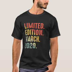 T-shirt Édition Limitée Anniversaire Mars 2020