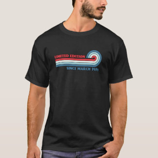T-shirt Édition Limitée Depuis Mars 1979