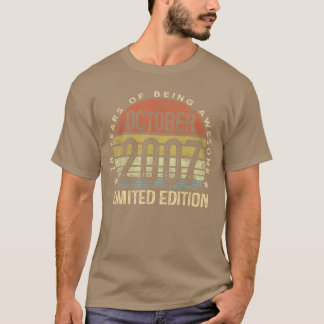 T-shirt Édition limitée d'octobre 2007 18 ans 18e annivers