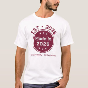 T-Shirt Édition Limitée Fabriqué en 2026