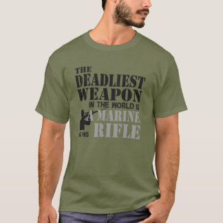 T-shirt Édition limitée marine et sienne fusil