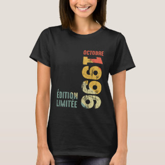 T-shirt Édition Limitée Octobre 1996 Année 1996 Rétro 1996