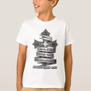 T-shirt Edition limitée Philippiens 4:13 Christian Bible