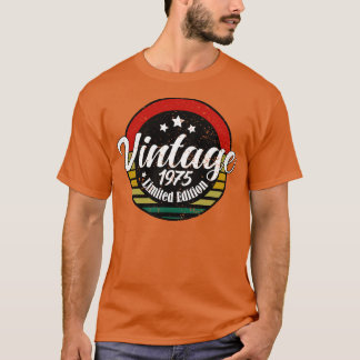 T-shirt Edition limitée Vintage 1975 anniversaire 48e anni