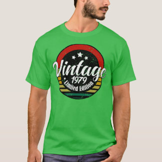 T-shirt Edition limitée Vintage 1979 anniversaire 44e anni