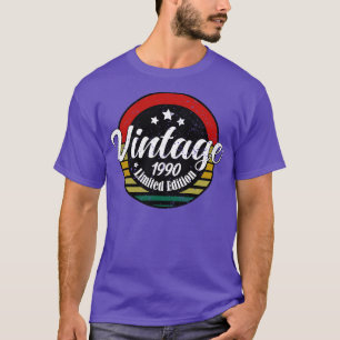T-shirt Edition limitée Vintage 1990 anniversaire 33e anni