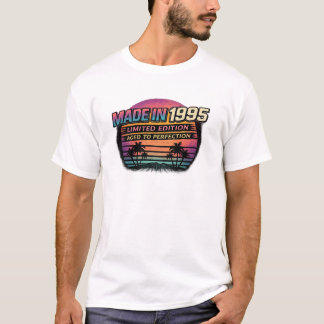 T-Shirt Édition Limitée Vintage 1995 – Anniversair