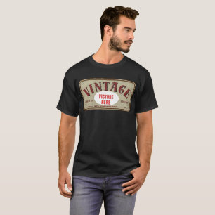 T-SHIRT ÉDITION LIMITÉE VINTAGE PERSONNALISÉE PHOTO