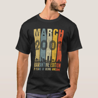 T-shirt Edition Quarantine Mars 2001 20E Anniversaire Don