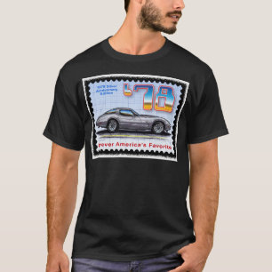 T-shirt Edition spéciale argentée Corvette de