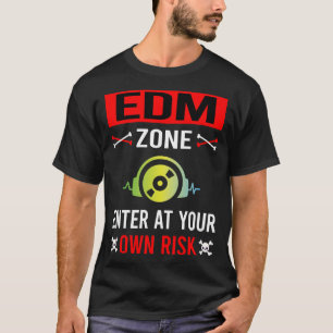 T-shirt EDM de zone de risque