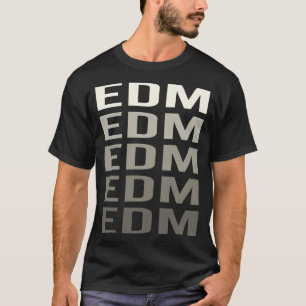 T-shirt EDM dégradé blanc