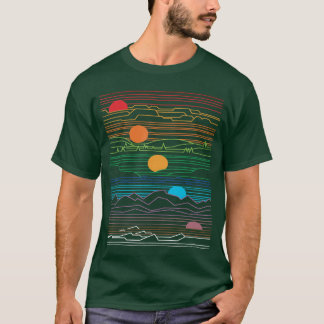 T-shirt EDMechno Sun Moon Design Dance Rave Music Festival