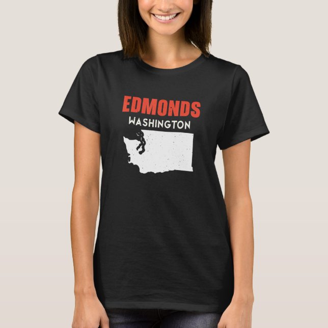 T-shirt Edmonds Washington USA State America Travel Washin (Devant)