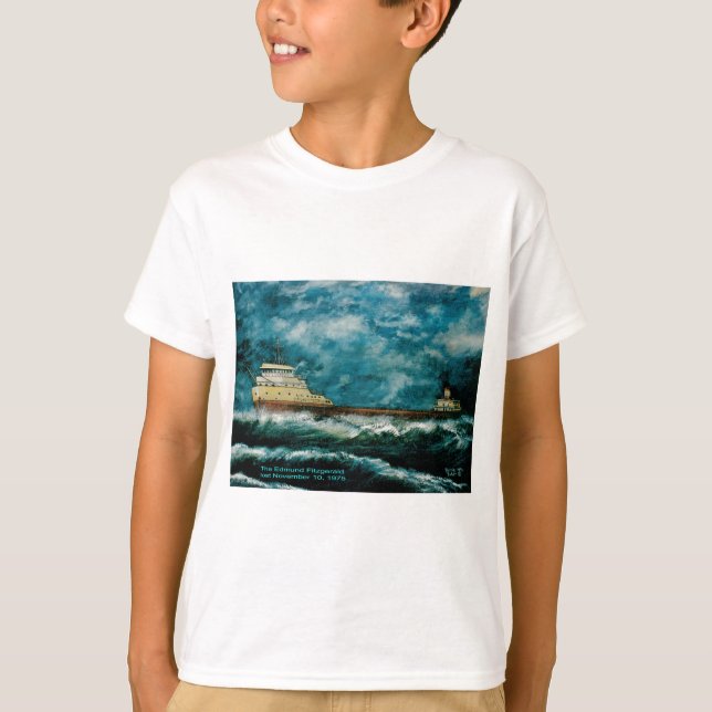 T-shirt Edmund Fitsgerald 1996 avec le texte (Devant)
