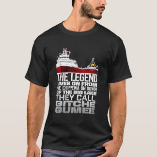 T-shirt Edmund Fitzgerald On Appelle Gitche Gumee