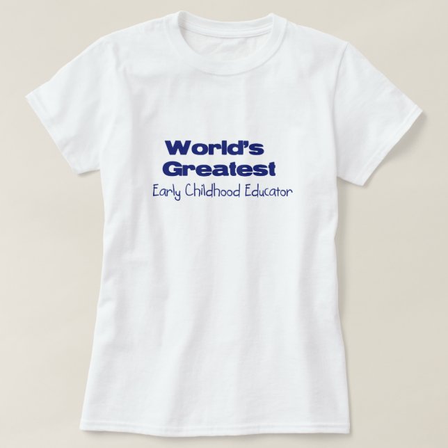 T-shirt Éducateur de petite enfance (Design devant)