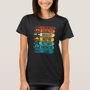 T-shirt Éducateur enseignant noir Afro-Américain Histoire 