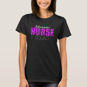 T-shirt Éducateur Infirmière Vie Infirmière Escadron Parfa