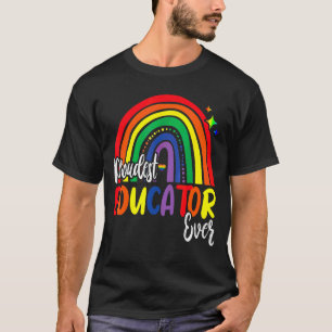 T-shirt Éducateur Le Plus Fier Jamais Je Promets D'Enseign