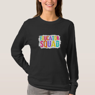 T-shirt Éducateur Squad pinceau coloré