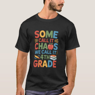 T-shirt Éducateurs d'enseignants de quatrième année, le ch