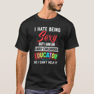 T-shirt Éducatrice en petite enfance Formation des enseign
