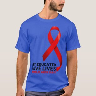 T-shirt Éduquer Sauver des vies Journée mondiale du sida 7