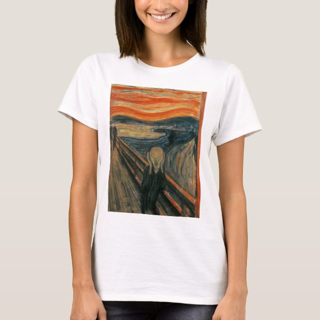 T-shirt Edvard Munch - Le cri (Devant)