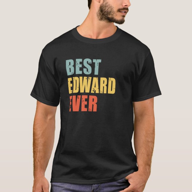 T-shirt Edward Best Ever Edward (Devant)