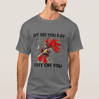 T-shirt Eff Vous Voyez Kay Pourquoi Oh Vous Poussez Hippie