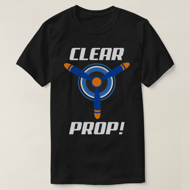 T-shirt Effacer la boucle avec l'image de l'hélice (Design devant)