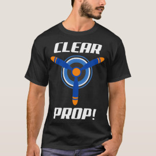 T-shirt Effacer la boucle avec l'image de l'hélice