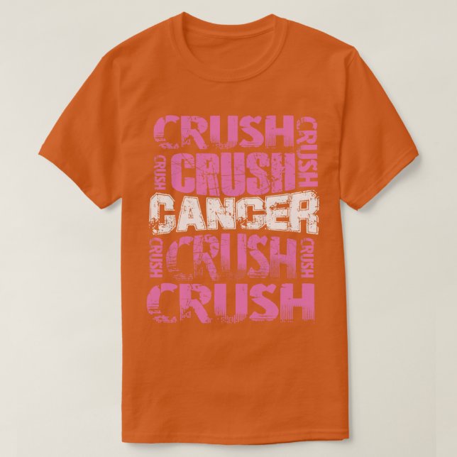 T-shirt Effacer le cancer (Design devant)