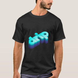 T-shirt Effet de texte 3D Drip