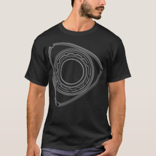T-shirt Effet d'ombre du moteur rotatif Wankel