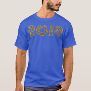 T-shirt Effet Parties scintillant de l'année de naissance 