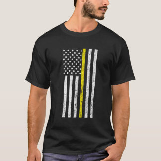 T-shirt Effet perturbé de l'indicateur Dispatcher de ligne