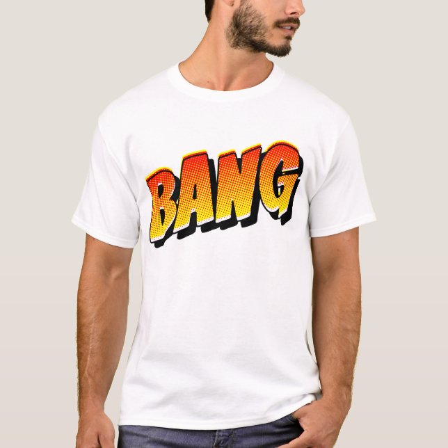 T-shirt Effet sonore comique (Devant)