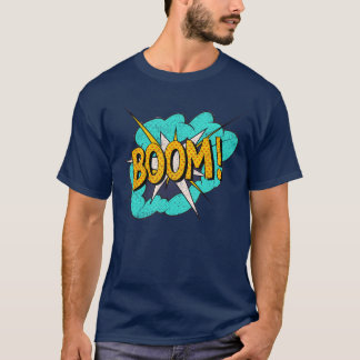 T-shirt Effet sonore de bande dessinée Boom Action Bulle r