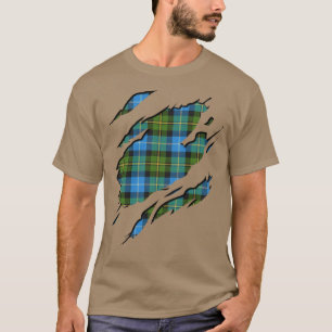 T-shirt Effets de plaid de tartan de MacNeil de clan