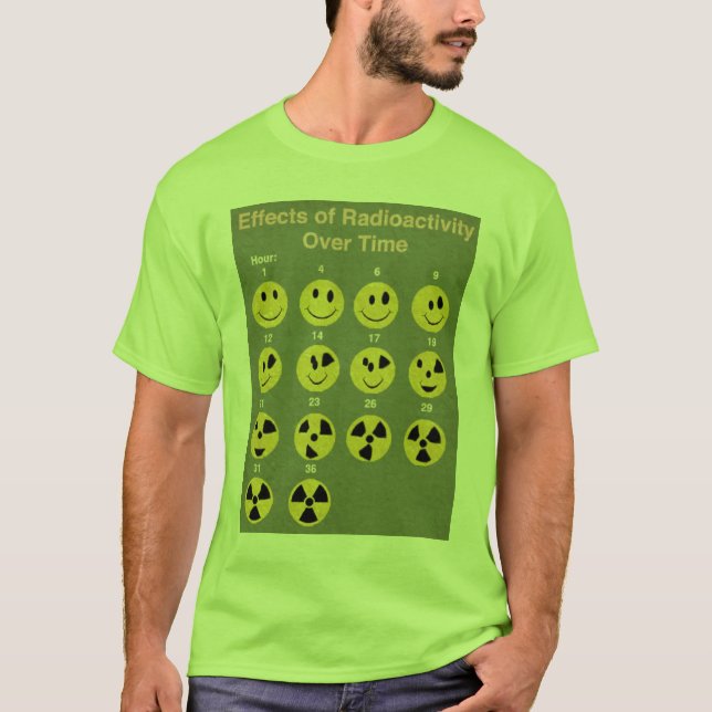 T-shirt Effets de rayonnement au fil du temps (Devant)