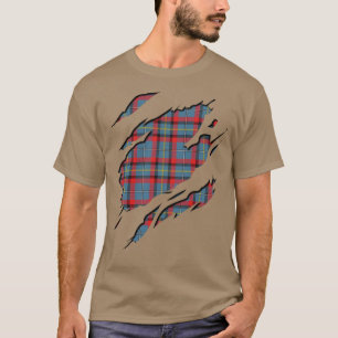 T-shirt Effets irlandais de plaid de tartan de McNamara de