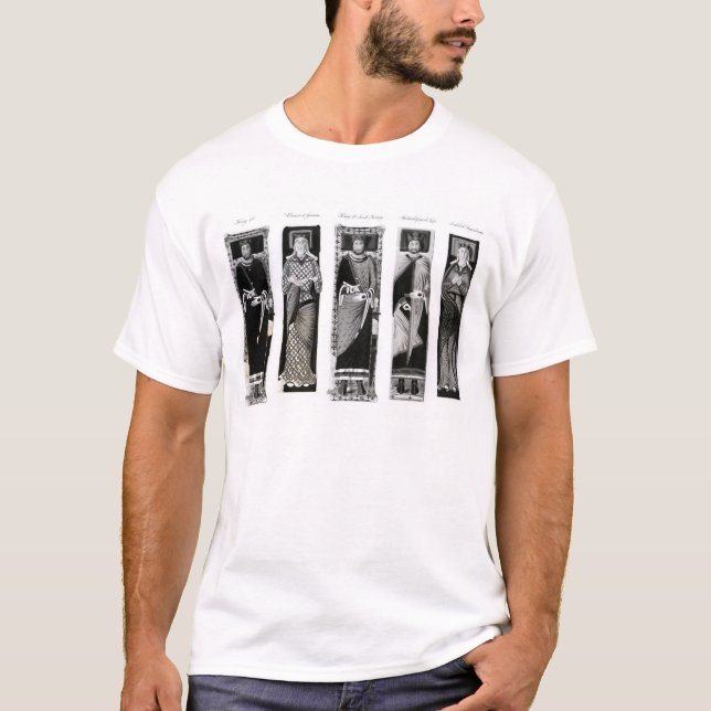 T-shirt Effigies de Henry II Eleanor de l'Aquitaine (Devant)